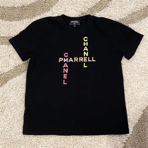 chanel x pharrell t shirt|Chanel x pharrell williams sneakers.